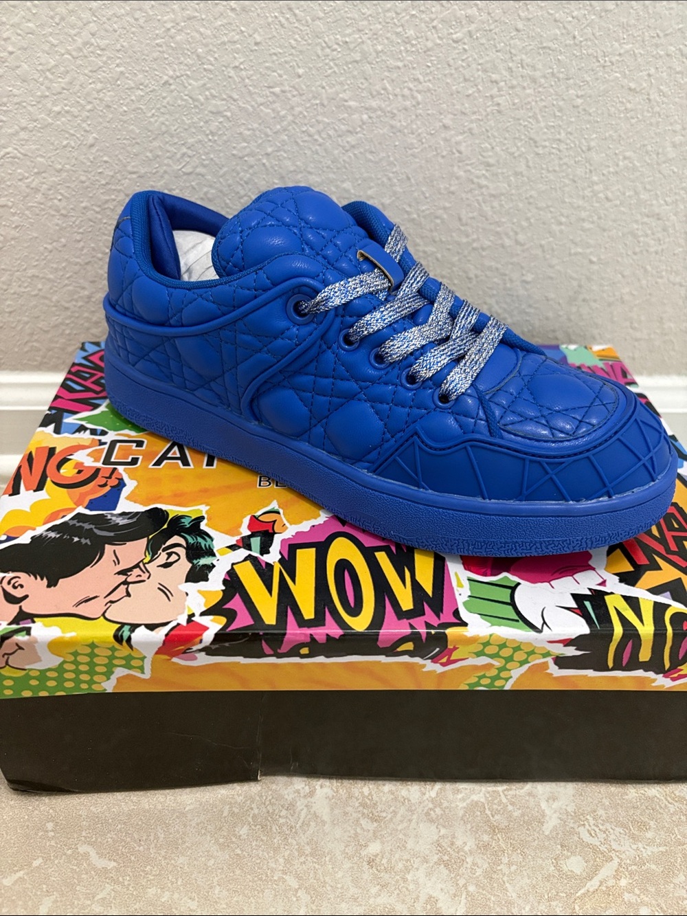 Quilted Low-Top Sneakers
